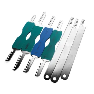 Goso Slotenmaker Lockpicking Tool 7 Stuks Hangslot Kam Lock Pick Set Voor Gebruik Slotenmaker Gereedschap