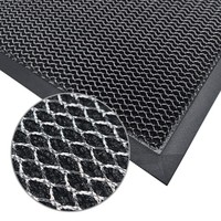 Tapis d'entrée commercial moderne en PVC durable, antidérapant et mobile, pour usage domestique et extérieur, résistant à la saleté et anti-vieillissement