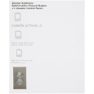 Elevator <b>Button</b> <b>Switch</b> Stainless Steel Metal Plastic Round <b>Push</b> <b>Button</b> For Elevator Control Panel - Product Image 2
