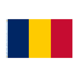 Bandera Nacional de <span class=keywords><strong>Chad</strong></span> al por Mayor, 3x5 Pies, Poliéster, Impresión Digital, Bandera de <span class=keywords><strong>Chad</strong></span> de Alta Calidad - Product Image 2