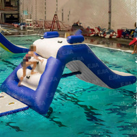 Toboggan flottant gonflable pour jeux de parc aquatique, prix de gros, chine