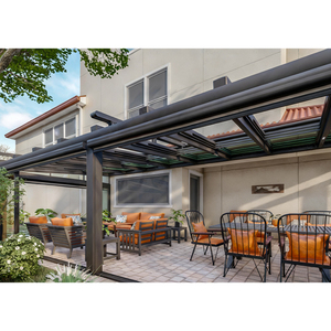 Tùy chỉnh cơ giới có thể thu vào mái Skylight cho sunroom nhà kính mở Skylight điện nhôm mái cửa sổ Skylight - Product Image 1