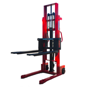Apilador Manual Yuande de 2T/3T con Marco de <span class=keywords><strong>Doble</strong></span> Puerta en Forma de C, Mástil de Dos Etapas, Neumáticos Sólidos/de Poliuretano, Tracción Trasera, 685 mm - Product Image 3