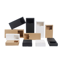 Boîte auto-élevante en carton de luxe personnalisée avec matériaux recyclés, cadre photo en papier kraft et options bougies