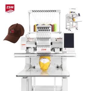 Nueva Máquina de Bordar Computarizada Automática de Una Cabeza con 12/15 Agujas para Gorras, Motor para Bordado de Gorras de Uso Doméstico - Product Image 1