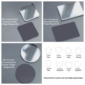 Manufacturer Bulk Production Thick Premium Precision Cutting Acrylic Magnetic DIY for Home Decor Kids Craft Photo Display - Product Image 4