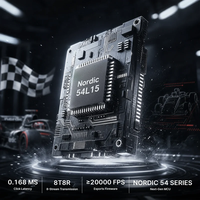 Souris de jeu sans fil ultra-légère ATTACK SHARK F1 AIR 39g avec capteur PAW3955MAX, taux de polling double 8000Hz, trois modes et autonomie de 720H