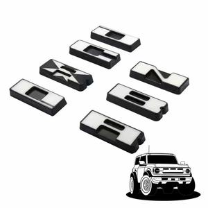 Juego de piezas de accesorios para exterior de coche, insignias de letras iluminadas Led ámbar para <span class=keywords><strong>Ford</strong></span> <span class=keywords><strong>Bronco</strong></span> 2020, <span class=keywords><strong>precio</strong></span> de fábrica - Product Image 1