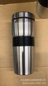 Stainless Steel Tumbler <b>Double</b> <b>Wall</b> Vacuum Insulated Lid Travel <b>Mug</b> Modern Minimalist Design 6-12 Hours Thermal Retention - Product Image 4