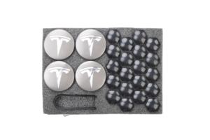 Accessoires Tesla Model 3 Housse de roue de voiture Housse de <span class=keywords><strong>jante</strong></span> et couvercle d'écrou de roue pour Tesla Model 3 X S - Product Image 3