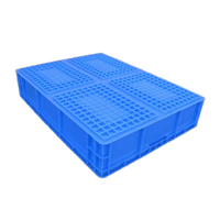 Conteneurs empilables en plastique légers et durables de qualité supérieure, conformes aux normes européennes, avec logo personnalisé HUADU EU86148, pour une utilisation logistique
