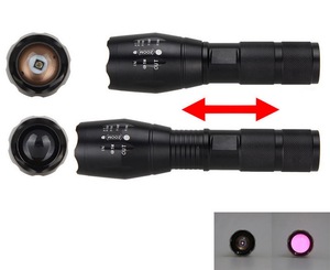 Linterna <span class=keywords><strong>LED</strong></span> infrarroja de 5W, 850nm, para caza, visión nocturna, Zoom, luz IR - Product Image 2
