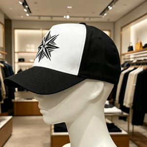 Gorra de Béisbol de 5 Paneles con Estrella Bordada, Transpirable y Ajustable, para Actividades al Aire Libre - Product Image 5