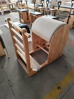 Vente directe usine : Équipement de Pilates en bois de chêne, modèle Ladder Barrel, pour exercices d'équilibre en studio de Pilates et machine Reformer