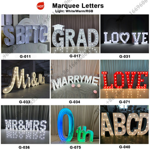 Letras LEDA Personalizadas MARRY ME para Decoración de Fondo de Fiesta de Propuesta de Matrimonio, Letras Luminosas Grandes de 4 pies - Product Image 5