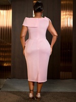 Robes Élégantes pour Femmes Soirée Nœuds Perlage Volants Peplum Bodycon Chic Occasion Mariage Africain Invitée Anniversaire Robes 2026