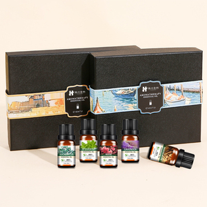 Kit d'huiles essentielles multi-parfums, fabrication <span class=keywords><strong>en</strong></span> usine, logo personnalisé, coffret cadeau d'aromathérapie pour diffuseur et massage - Product Image 4