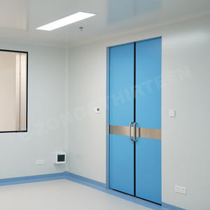 स्वचालित क्लीनरूम डोर एयरटाइट सिस्टम ईकू अस्पताल लैब साफ कमरे स्वचालित डबल दरवाजा - Product Image 6