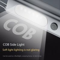 Nouvelle lampe torche tactique LED blanche pour le camping, étanche, zoom télescopique, portée du faisceau de 200 m, USB portable, vente en gros