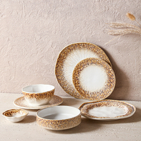 Assiette de Dîner de Restaurant Style Japonais en Porcelaine, Assiette Chapeau de Paille, Assiette à Pâtes, Assiette à Soupe, Assiette Creuse, Vaisselle en Gros