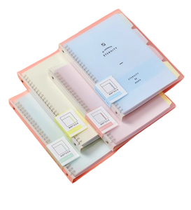 Bloc-notes translucide A5 pour aquarelle, 60 pages, format A4, idéal pour les étudiants, feuilles mobiles, format B5, spirale A3, avec recharges interchangeables, journal. - Product Image 1