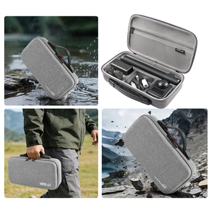 Étui de transport pour <span class=keywords><strong>GoPro</strong></span> Max 2, sac de voyage pour accessoires, compatible avec <span class=keywords><strong>chargeur</strong></span> <span class=keywords><strong>double</strong></span> batterie, perche d'extension de 4 pieds (1,2 m) - Product Image 1