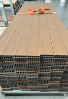 Plancher en WPC extérieur moderne, écologique, lisse, co-extrudé, imperméable, antidérapant, pour jardin, salle de bain, sous-sol