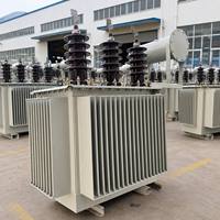 Transformador de Distribución de Energía con Núcleo de Acero CRGO, Bobinado de Cobre, Sumergido en Aceite, Proveedor de China