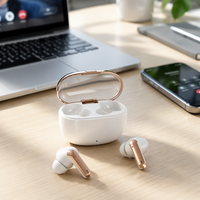 Écouteurs sans fil U57 Bluetooth 5.4 TWS, casque véritablement sans fil avec chargement Type C pour usage quotidien