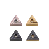 Plaquettes de coupe CNC pour outils de tournage sur tour, en carbure de tungstène, forme triangulaire