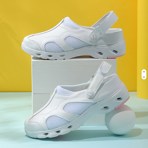 Sandalias Blancas Antideslizantes para Médicos de Hospital y Clínica, Calzado Médico Saludable, Zapatos de Enfermería para Quirófano - Product Image 1