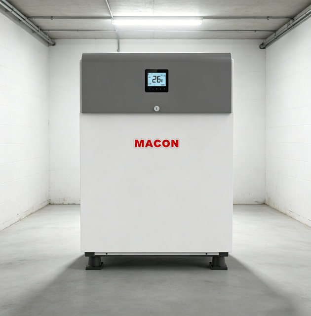 Macon Residential R290 Ground Source Heat Pump 18KW 3 Phase WIFI Monoblock Geothermal Heating System A+++