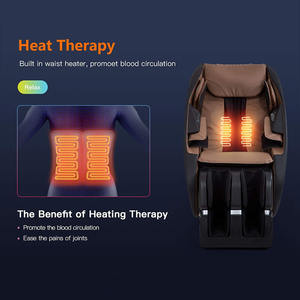 Beste <span class=keywords><strong>Massage</strong></span>-Shiatsu-Massagesessel Ganzkörper-Liegesessel Zero-Gravity-Massagesessel Elektrisch mit Integriertem Herz-Fuß-Roller Luftdruck - Product Image 5