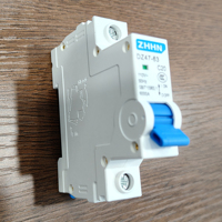 Disjoncteur unipolaire DZ47-63 MCB C20, mini-disjoncteur AC110V 50Hz 6kA, courant de coupure, type rail DIN, protection contre les surcharges et les courts-circuits