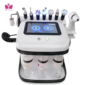 Mesin Facial multifungsi 11 In 1, mesin pembersih wajah oksigen air Hydro untuk penggunaan di Salon dan rumah