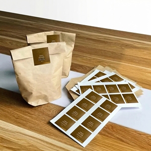 Etiqueta Adhesiva Personalizada de Papel para Alimentos, para Envases de Nueces y Frutas, Etiqueta de Papel para Botellas de Alimentos, Etiqueta para Frascos - Product Image 1