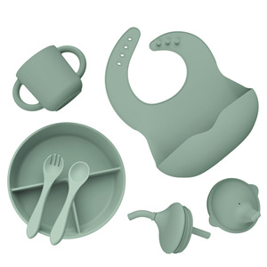 Ensemble de vaisselle pour bébé en silicone, 6 pièces, bol à ventouse, sans BPA, pour 0-12 mois - Product Image 5