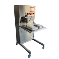 Machine de remplissage de sacs BIB (Bag-in-Box) à tête unique, 100-250 sacs/h, pompe plastique de qualité alimentaire haute efficacité pour lait, yaourt, boissons