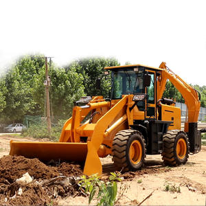 Diskon peralatan kompak berat roda 4Wd Mini Backhoe - Product Image 2
