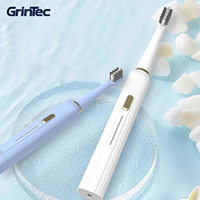 Brosse à dents électrique sonique intelligente pour adultes avec 5 modes de nettoyage Minuterie 2 minutes Brosse à dents étanche rechargeable