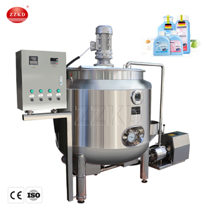 Agitador homogeneizador emulsionante de acero inoxidable, Gel de calentamiento de vapor eléctrico químico, tanque de mezcla de líquido para lavar platos - Product Image 2