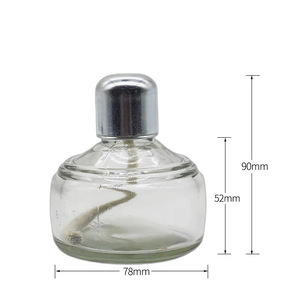 Lámpara de Alcohol Dental Golden Light, Vidrio Grueso con Tapa Metálica, Esterilización por Calor, Uso en Laboratorio - Product Image 2