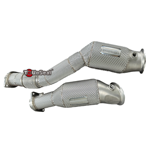 Los tubos de bajada de escape de S58 G80 M3, G82 M4 y S58 están hechos de acero inoxidable 304 TIG de alto rendimiento - Product Image 1