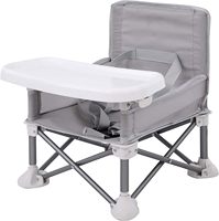 Mesa de bandeja extraíble portátil y ligera, asiento de bebé, sillas de playa plegables para Picnic, silla de comedor de alimentación para niños, silla de plástico