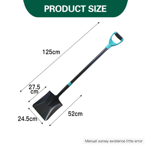 Outils agricoles de haute qualité, pelle de jardin robuste en acier 50Mn avec manche en fibre de verre - Product Image 2