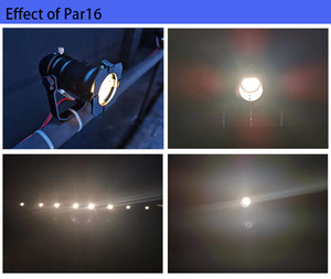 Gu10 <span class=keywords><strong>par16</strong></span> Portable avec porte de grange peut correspondre à une ampoule halogène ou à un projecteur led p6 pour le théâtre - Product Image 5