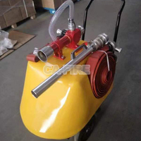 Chariot mobile fiable de mousse de stockage de rouleau de mousse de 120L FRP AFFF