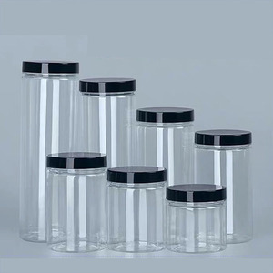 Nhà Máy Giá thấp cấp thực phẩm Pet container lọ nhựa vít Top nắp cho bơ mật ong mứt kẹo đường <span class=keywords><strong>Cookie</strong></span> Snack lưu trữ - Product Image 2