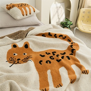 Motif de chaton mignon en microfibre doux tricoté pour la décoration de la chambre <span class=keywords><strong>BDB</strong></span> - Product Image 2