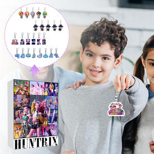 Calendario dell'Avvento a tema musicale KPOP Coreano Sorceress Hunter per Natale, Blind Box, Ciondolo per Zaino, Portachiavi in Vetro - Product Image 2